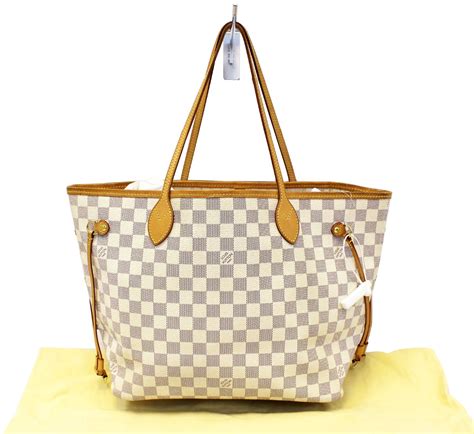 louis vuitton neverfull damier azur replica|authentic louis vuitton damier azur.